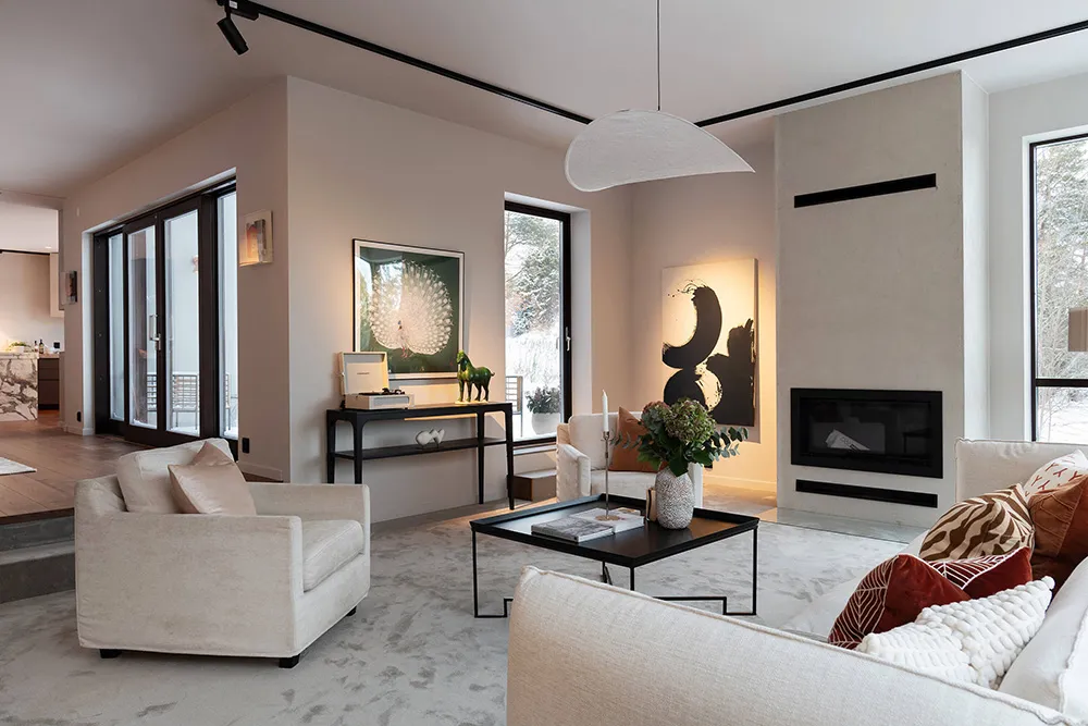 Современная вилла в Швеции с приятными интерьерами - Gallery image 5