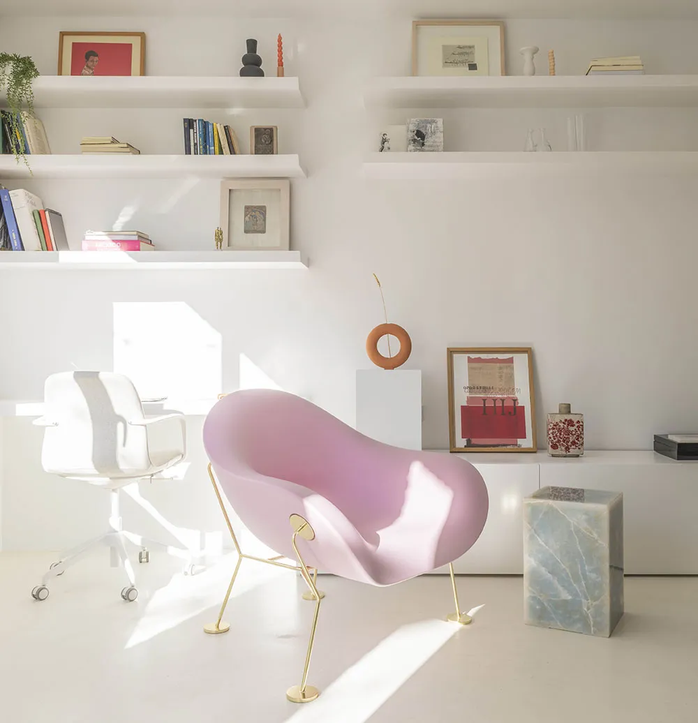 Weißes Apartment in Madrid mit sanften Pastellakzenten - Gallery image 7