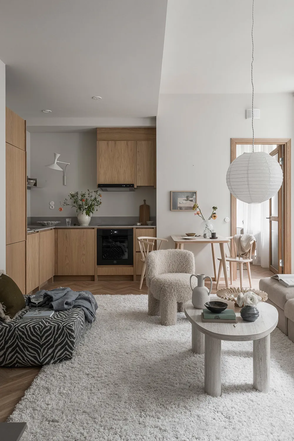 Stylischer und natürlicher Interieur: Wohnung in Göttingen (56 qm) - Gallery image 1