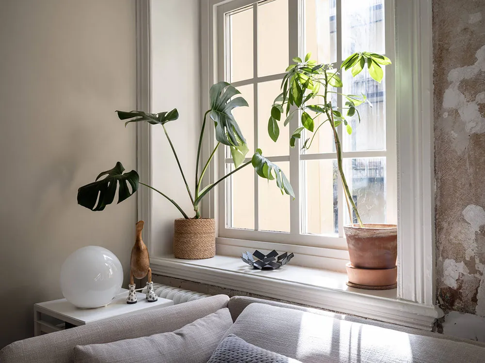 Murs peints à la main et cuisine blanche-verte inhabituelle : appartement à Göteborg (75 m²) - Gallery image 16