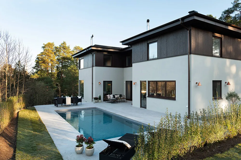 Современная вилла в Швеции с приятными интерьерами - Gallery image 1