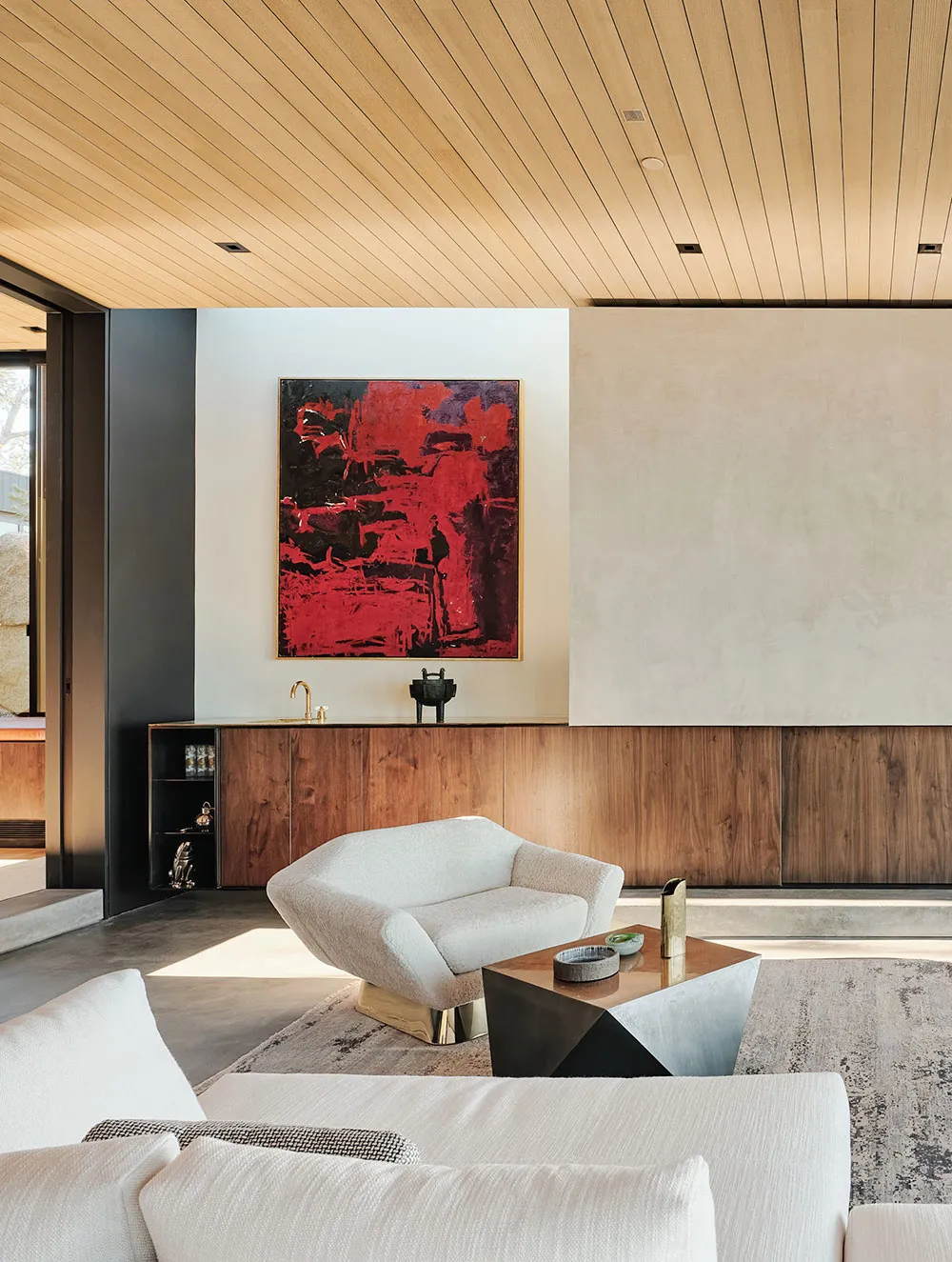 Maison dans le désert de Californie avec piscine et murs en verre - Gallery image 4