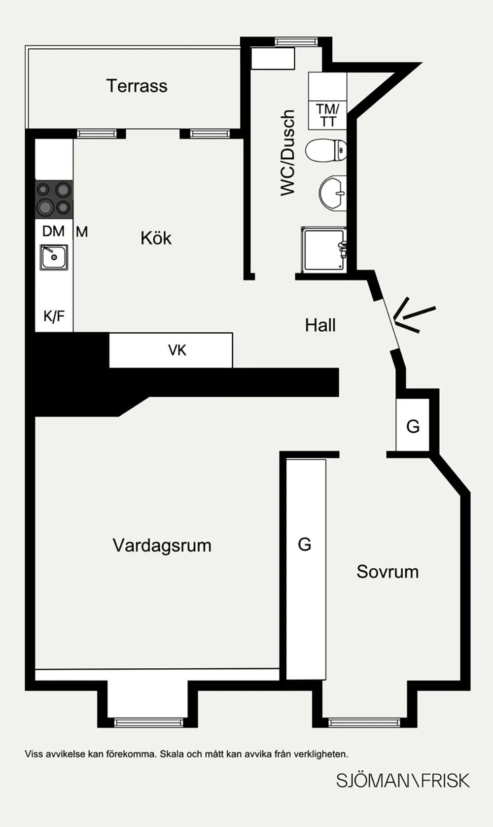 Appartement de charme à Stockholm avec intérieur original (63 m²) - Gallery image 28