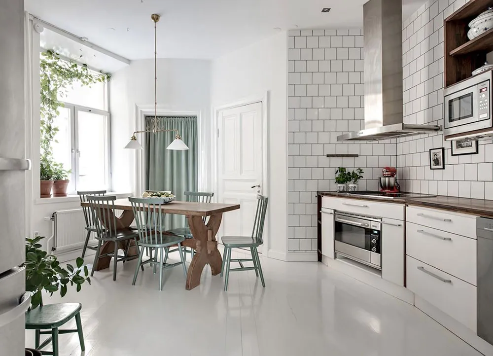 Библиотека, постеры и растения: живой интерьер в Швеции (100 кв. м) - Gallery image 15