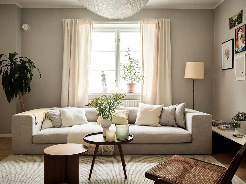 Soft Living Room and Green Bedroom: Apartment in Göteborg (60 sqm) - Gallery image 2