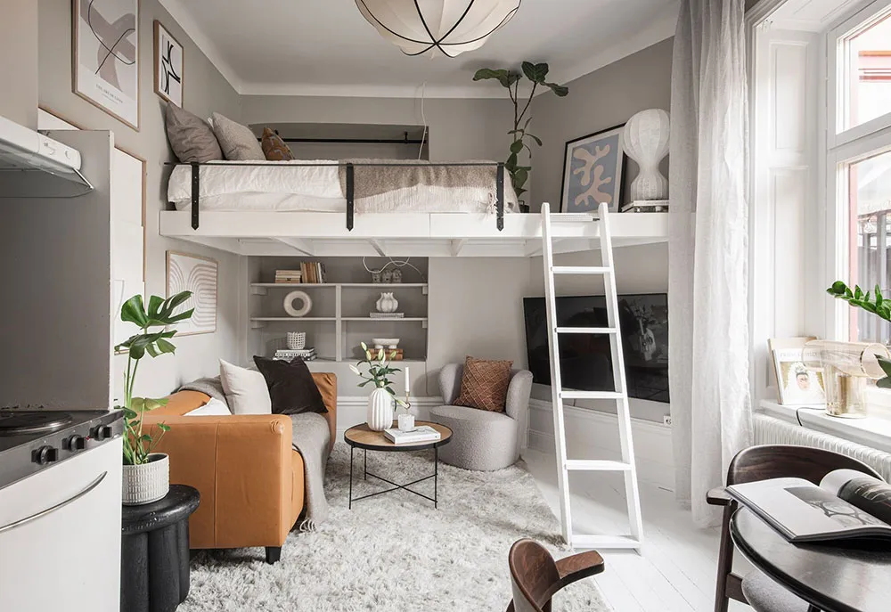 Récord de compacidad: un apartamento muy pequeño en Suecia (16 m²) - Gallery image 10