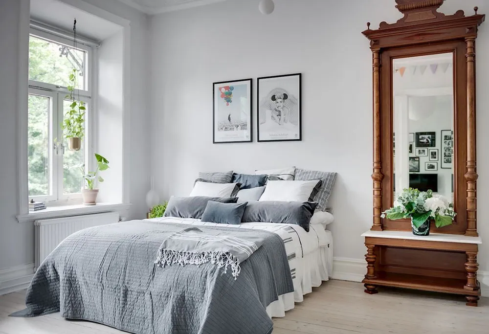 Библиотека, постеры и растения: живой интерьер в Швеции (100 кв. м) - Gallery image 8