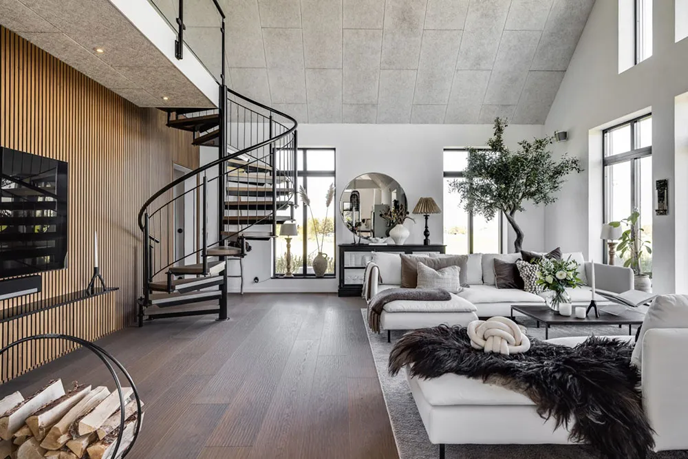 Spacious Interiors of a Modern Swedish Cottage - Gallery image 18