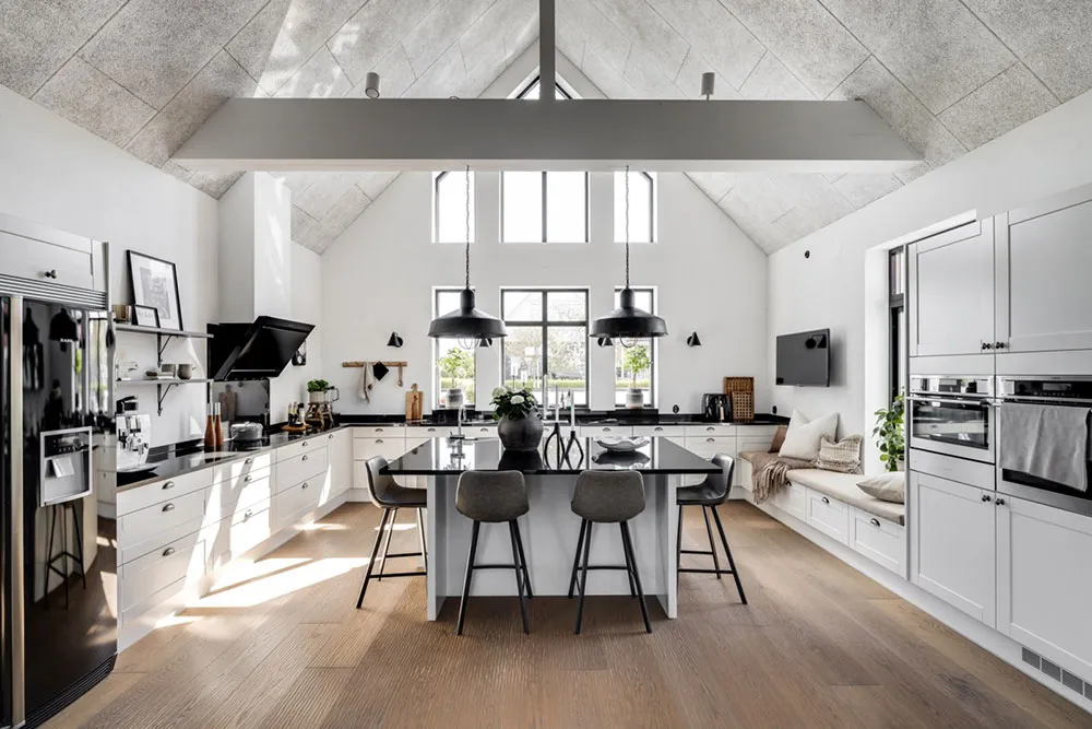 Spacious Interiors of a Modern Swedish Cottage - Gallery image 7