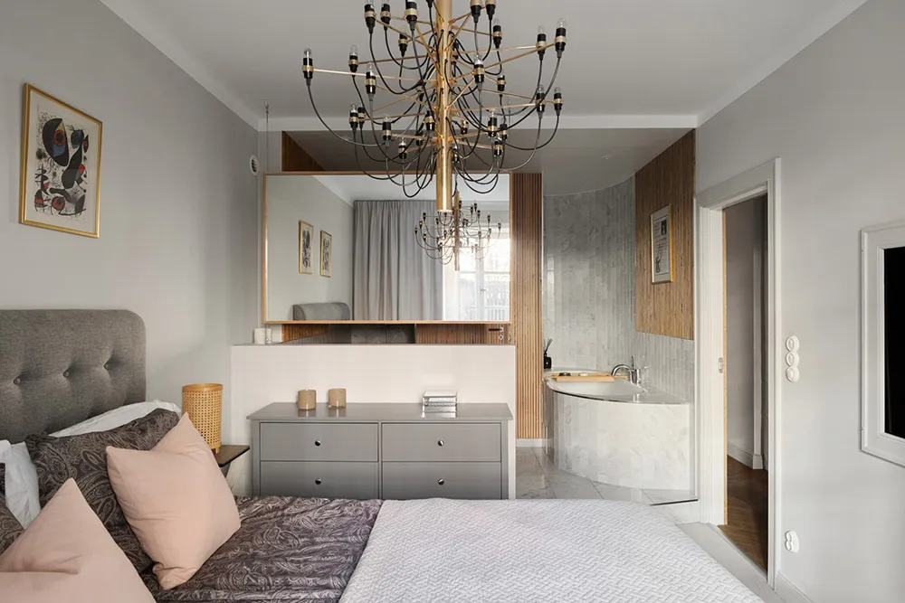 Diseño escandinavo moderno con tablas de madera (90 m²) - Gallery image 13