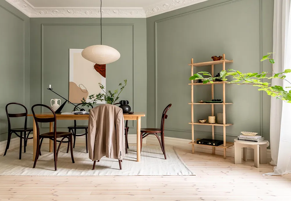 Helle Wohnung mit olivengrünen Wänden in Göteborg (66 qm) - Gallery image 12