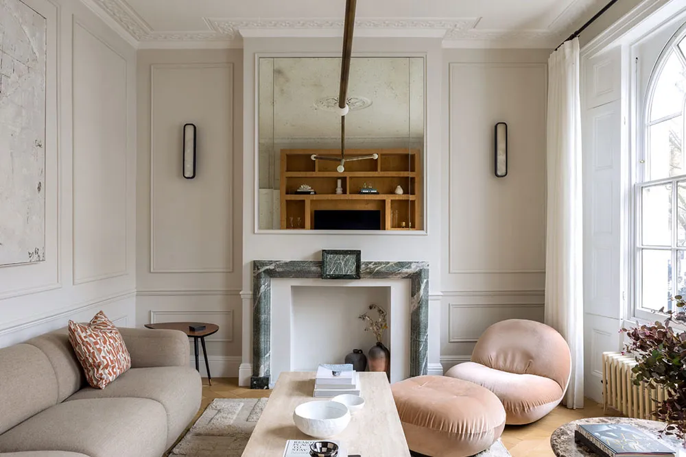 Лёгкие и элегантные интерьеры квартиры в прекрасном викторианском доме в Лондоне - Gallery image 2