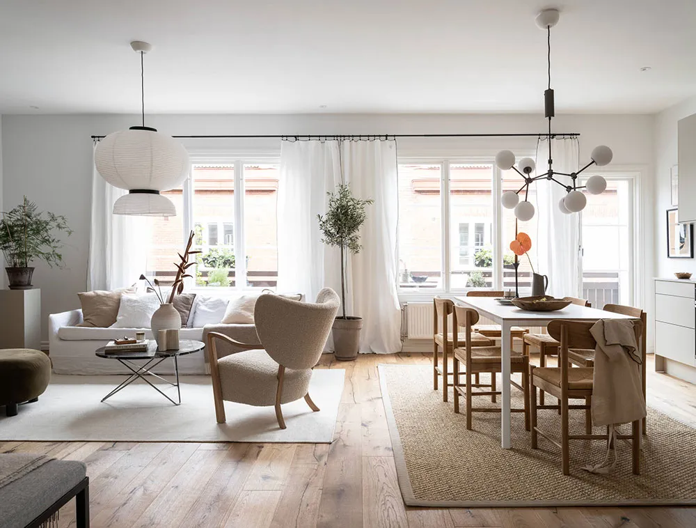 Приятный скандинавский дизайн в старом деревянном доме в Гётеборге (95 кв. м) - Gallery image 2