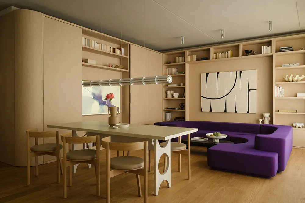 Arte contemporáneo y muebles de diseño: apartamento en Berlín - Gallery image 4