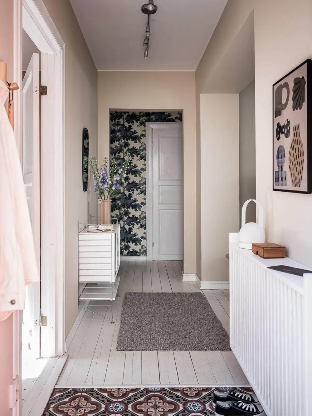 Appartement scandinave avec salon beige et chambre à coucher terre deSienne (68 m²) - Gallery image 19