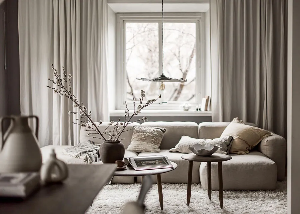 Gemütlicher grau-beige Interior mit Kamin in Göttingen (58 qm) - Gallery image 6