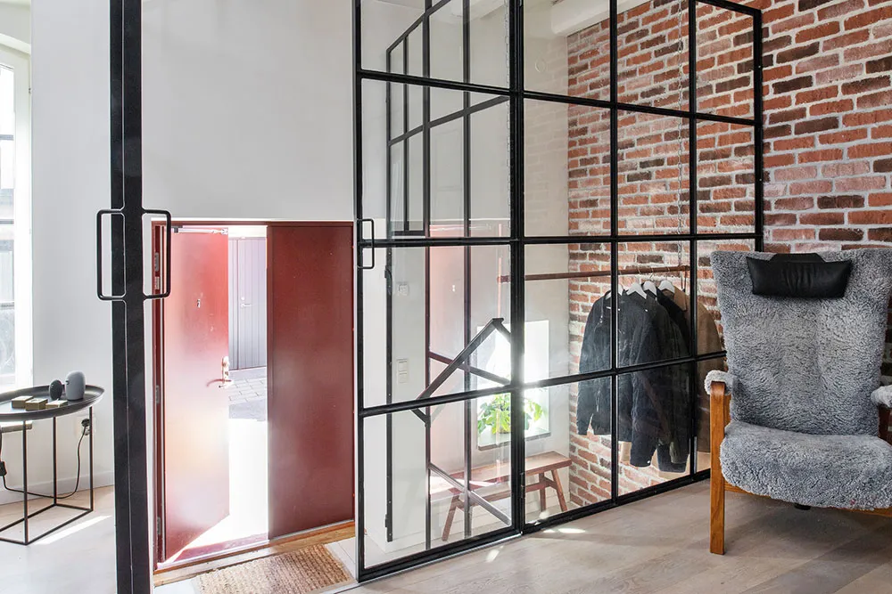 Mały loft na pierwszym piętrze byłej fabryki w Malmi (67 m²) - Gallery image 7