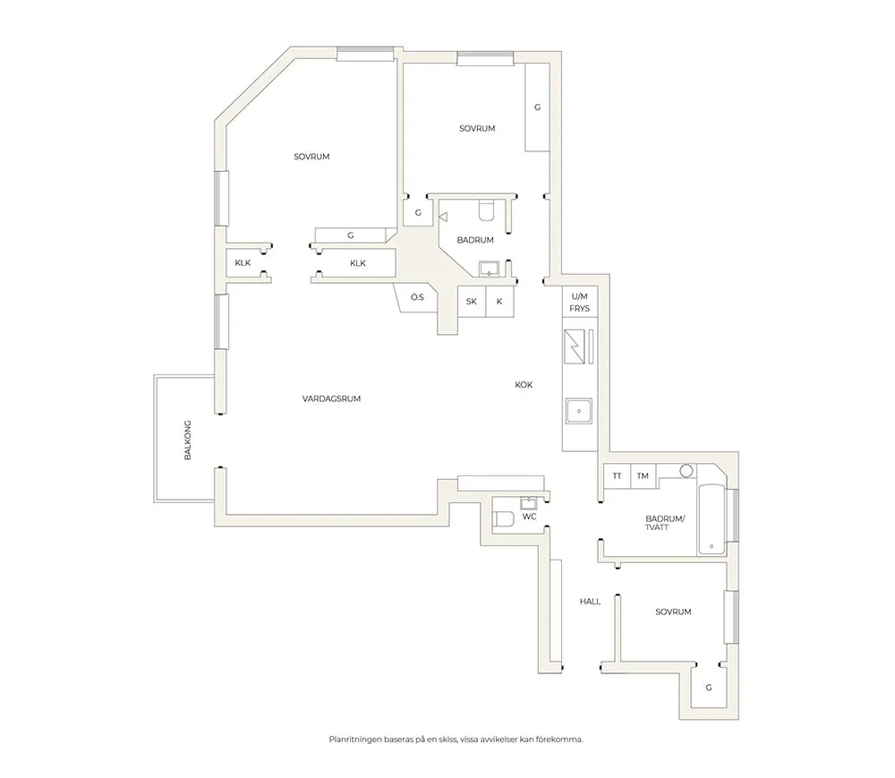 Белый скандинавский интерьер с творческой атмосферой - Gallery image 28