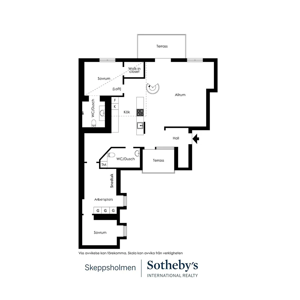 स्टॉकहोम में सुंदर अपार्टमेंट, जिसमें घुमावदार सीढ़ियाँ हैं। - Gallery image 30