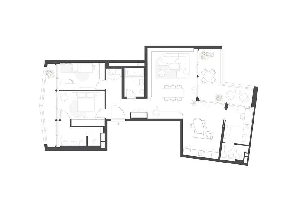 Arte contemporáneo y muebles de diseño: apartamento en Berlín - Gallery image 26