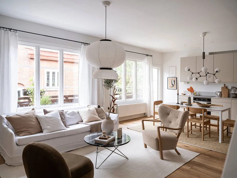 Приятный скандинавский дизайн в старом деревянном доме в Гётеборге (95 кв. м) - Gallery image 6