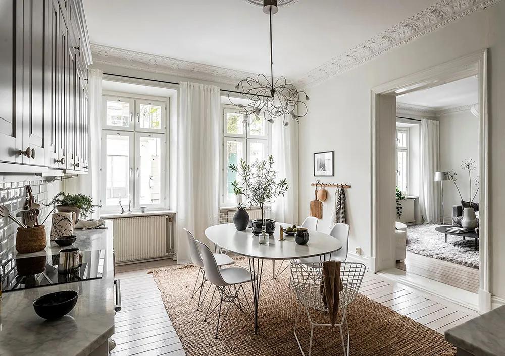 Уютный скандинавский интерьер в спокойных тонах в Гетеборге (95 кв. м) - Gallery image 1