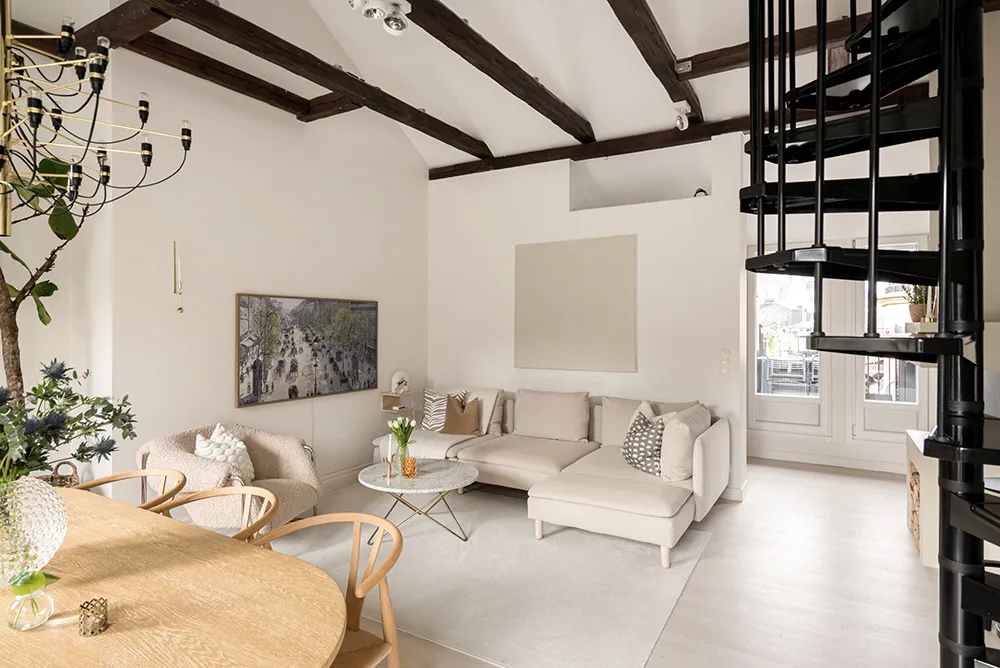 स्टॉकहोम में सुंदर अपार्टमेंट, जिसमें घुमावदार सीढ़ियाँ हैं। - Gallery image 5