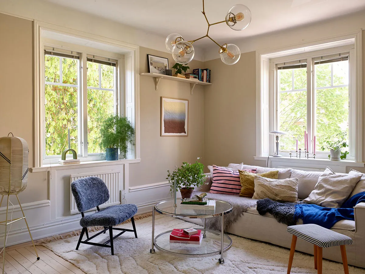 Simplicité scandinave et verdure à la fenêtre : appartement en banlieue de Stockholm (58 m²) - Gallery image 8