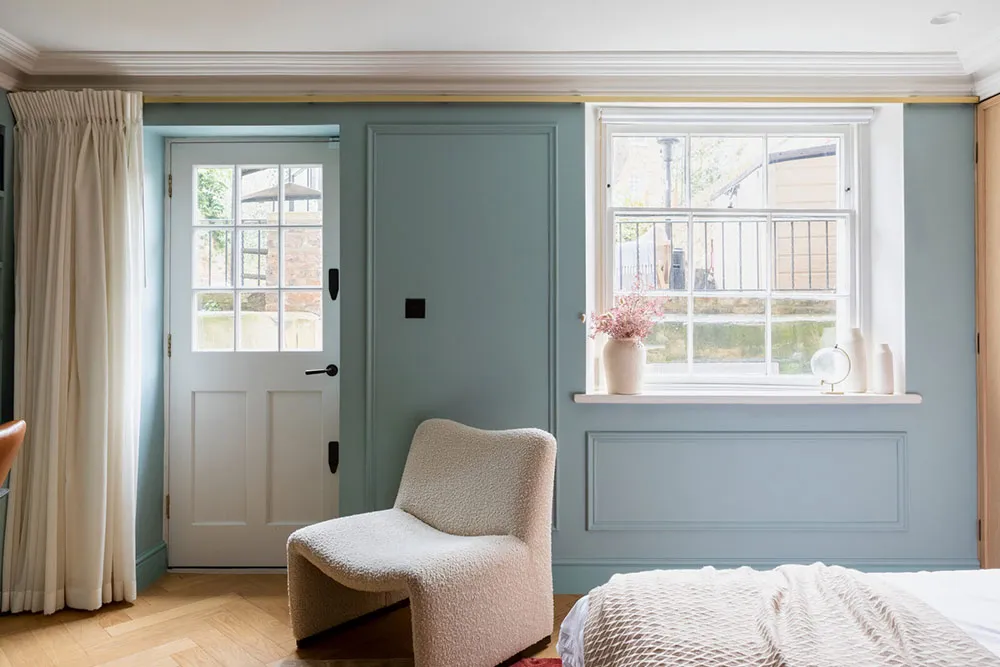 Лёгкие и элегантные интерьеры квартиры в прекрасном викторианском доме в Лондоне - Gallery image 17