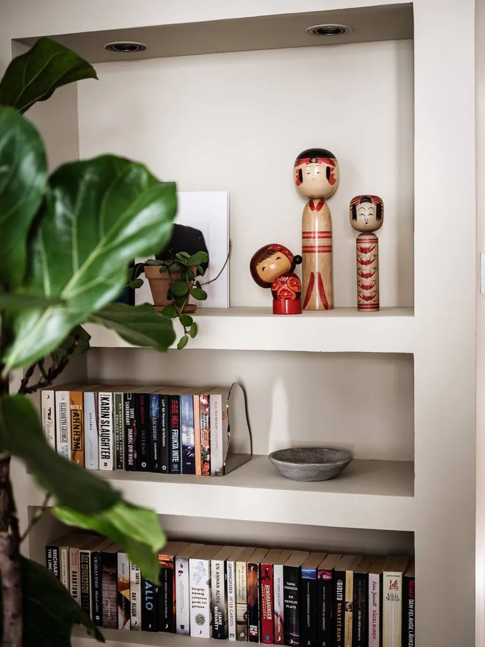 Appartement scandinave avec salon beige et chambre à coucher terre deSienne (68 m²) - Gallery image 22