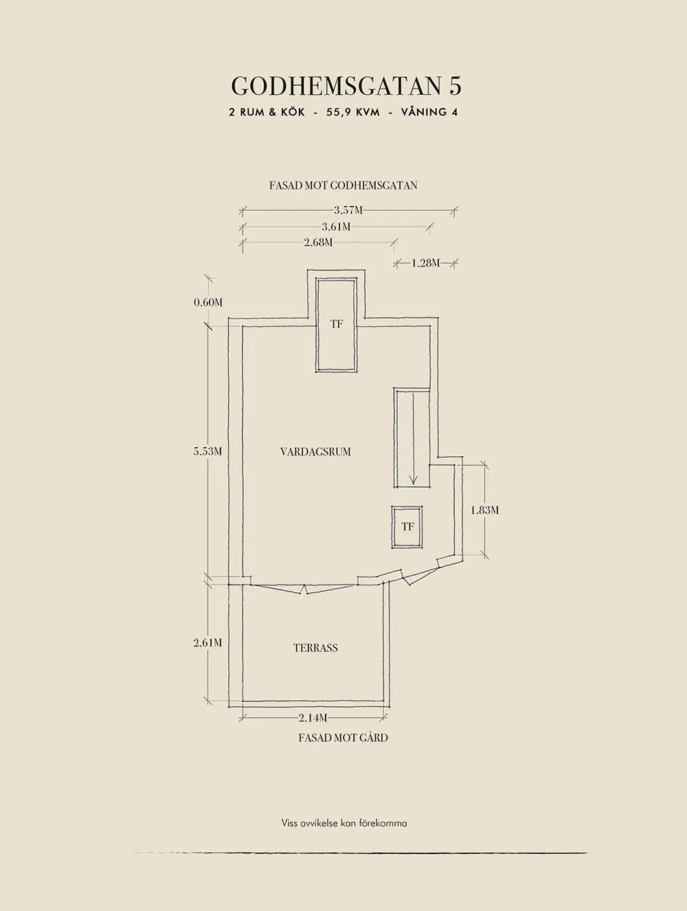 Mała dwupoziomowa kwatera z belkami w Szwecji (55 m²) - Gallery image 36