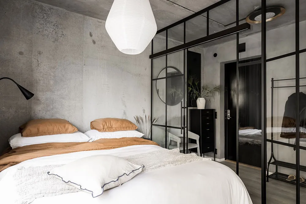 Маленькая скандинавская квартира с бетонными стенами (46 кв. м) - Gallery image 14