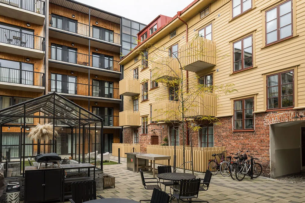 Маленькая скандинавская квартира с бетонными стенами (46 кв. м) - Gallery image 23