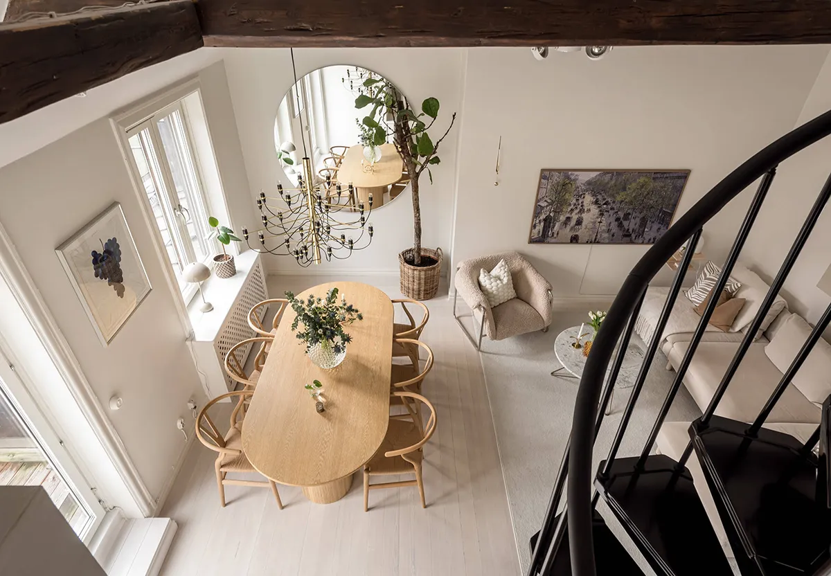 स्टॉकहोम में सुंदर अपार्टमेंट, जिसमें घुमावदार सीढ़ियाँ हैं। - Gallery image 12