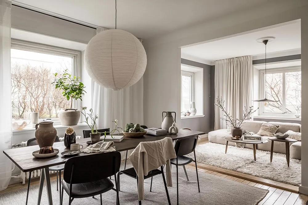 Gemütlicher grau-beige Interior mit Kamin in Göttingen (58 qm) - Gallery image 5