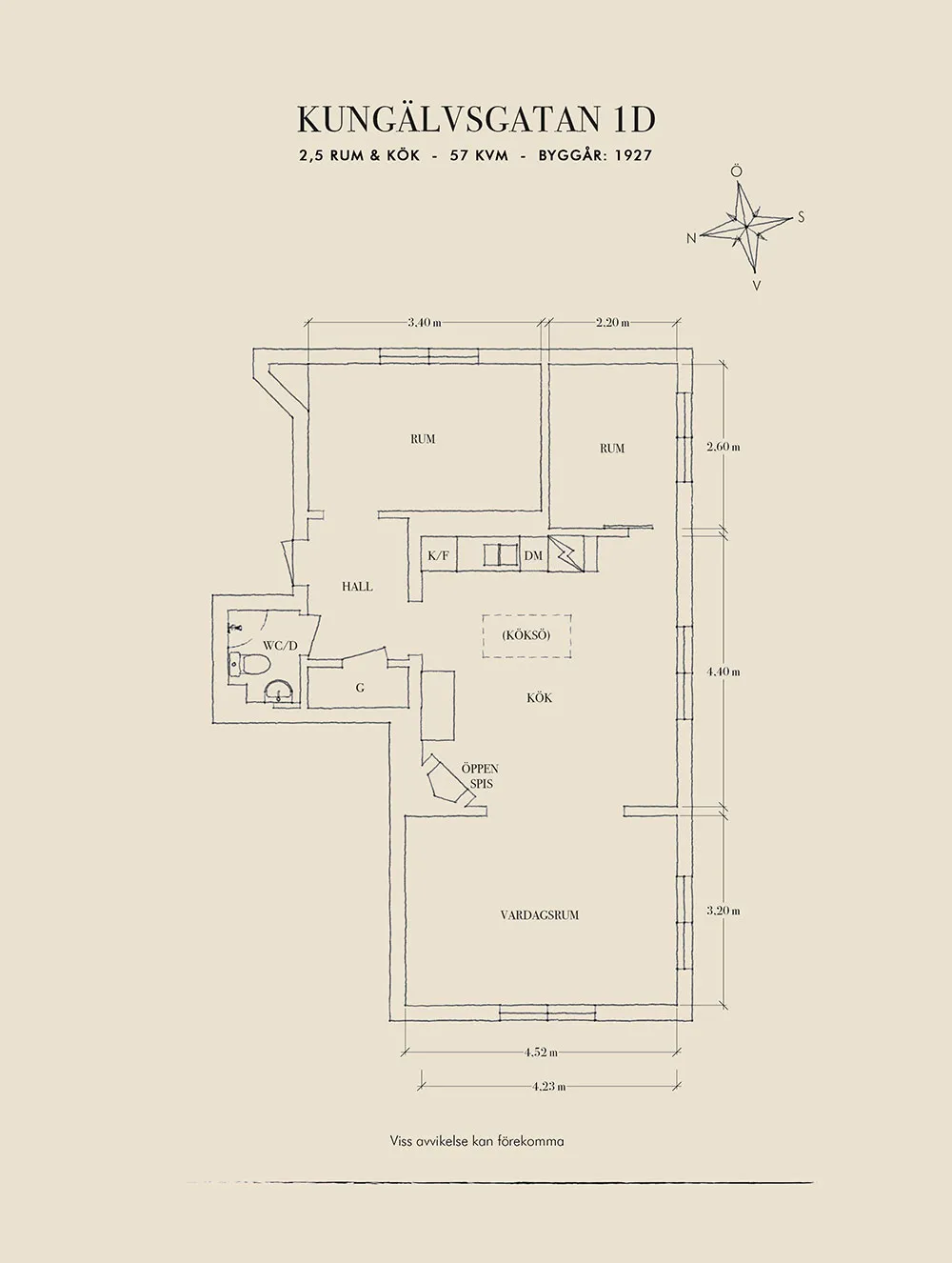 Gemütlicher grau-beige Interior mit Kamin in Göttingen (58 qm) - Gallery image 26