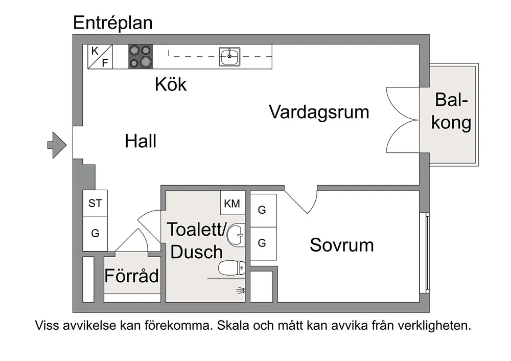 Brique, béton et style scandinave : appartement dans une ancienne usine à Stockholm (54 m²) - Gallery image 14