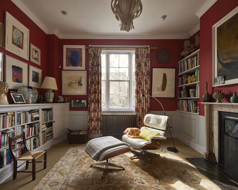 Bold Colors and Decor in Georgian Townhouse Interiors in London - Gallery image 6