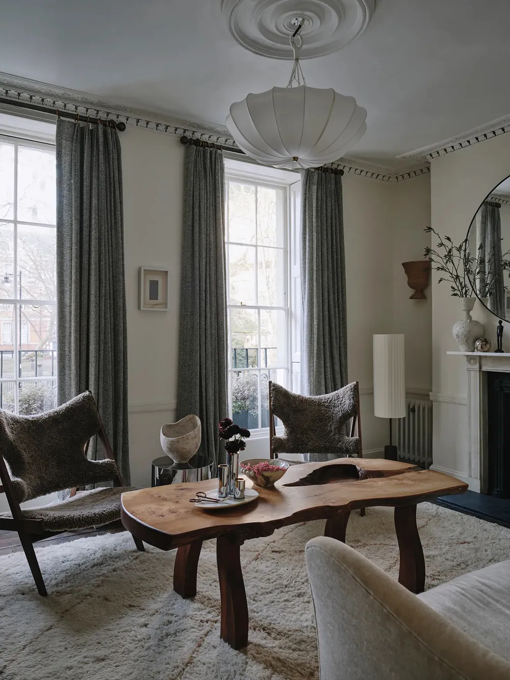 Intérieur cosy et légèrement romantique d'un taunhouse géorgien à Londres - Gallery image 9
