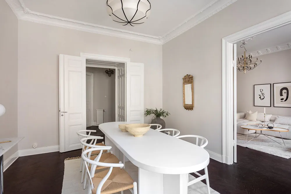 Темний під і біла меблі: квартира в Стокгольмі (90 кв. м) - Gallery image 8