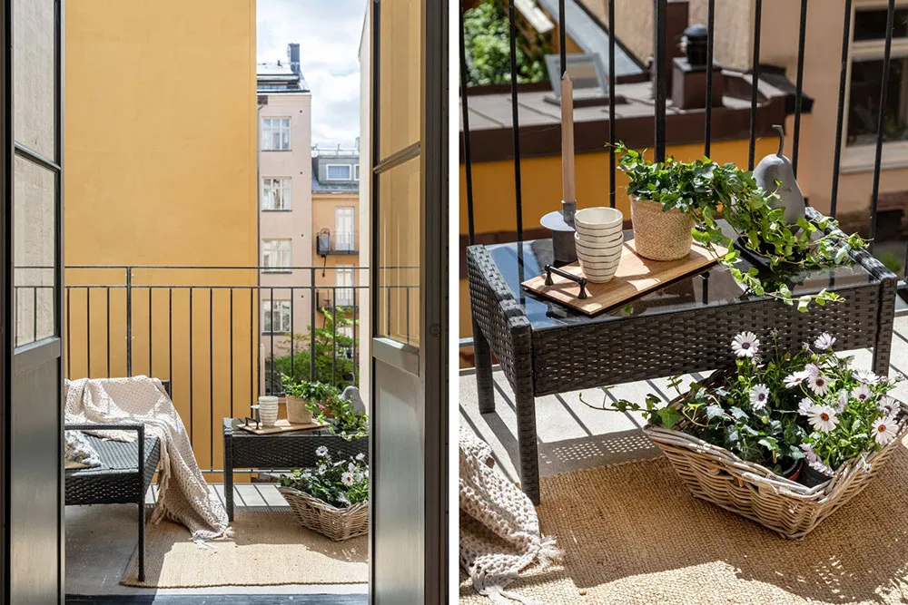 Темний під і біла меблі: квартира в Стокгольмі (90 кв. м) - Gallery image 27