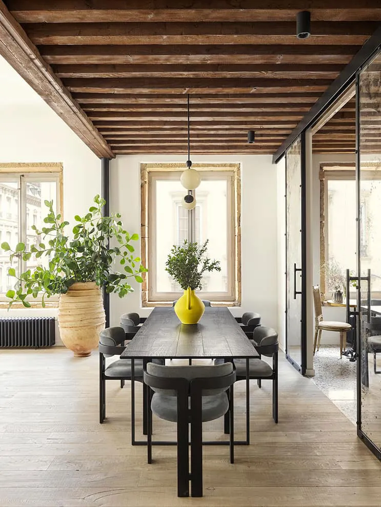 Geometría inusual y vintage: diseño de apartamento en Lyon - Gallery image 3