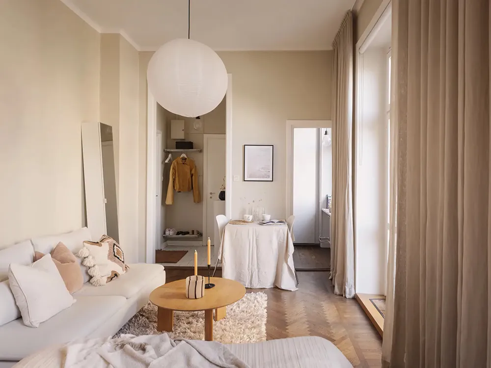 Маленькая квартира-студия с мягким интерьером (24 кв. м) - Gallery image 4