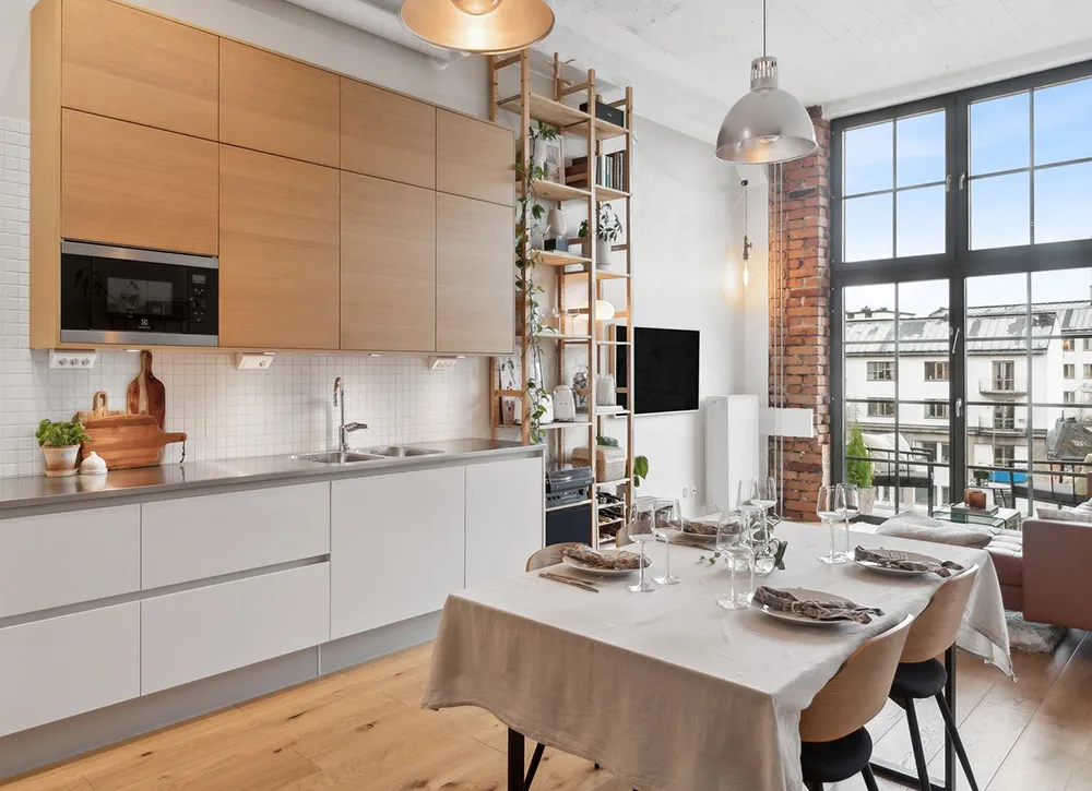 Brique, béton et style scandinave : appartement dans une ancienne usine à Stockholm (54 m²) - Gallery image 6