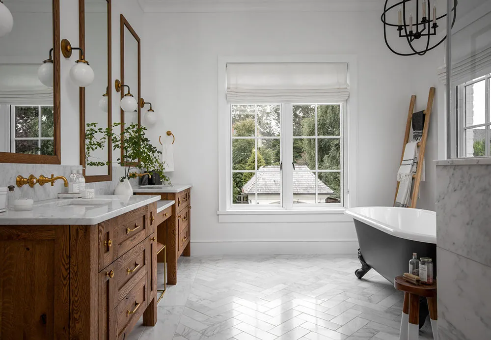 Intérieurs élégants mais confortables d'une magnifique résidence française au Canada - Gallery image 14