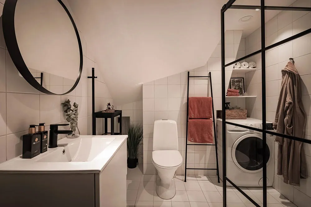 Nowoczesna mansarda w spokojnej gamie kolorów (78 m²) - Gallery image 24