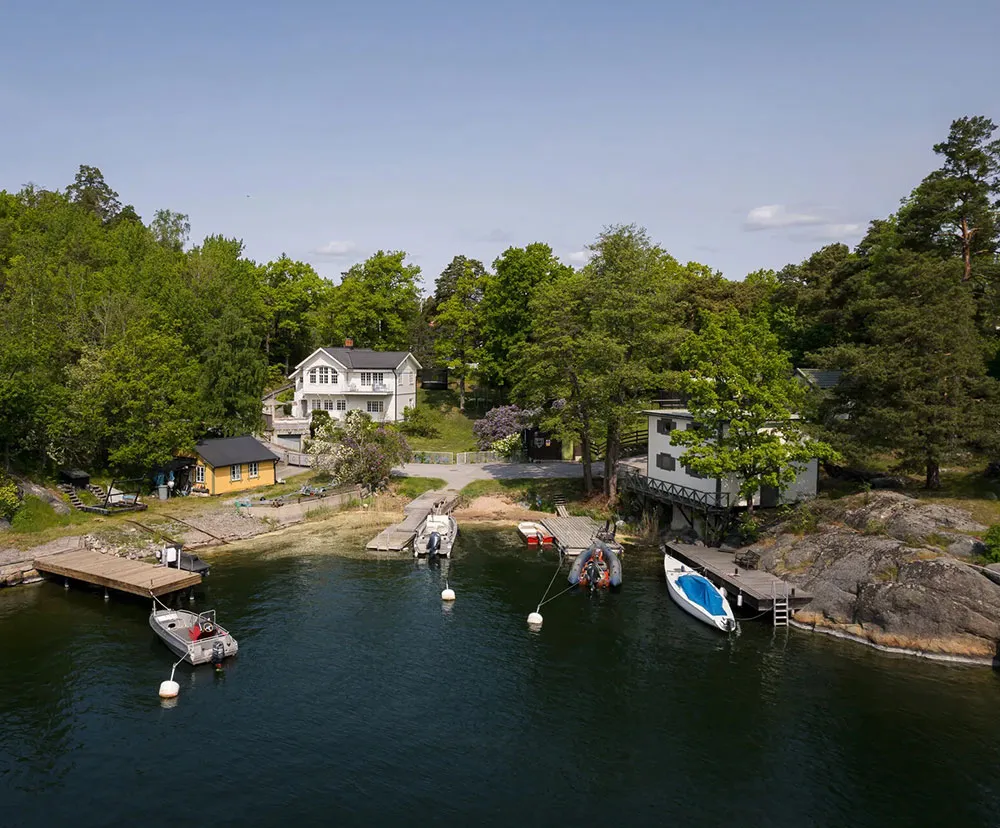 Charmante villa blanche sur le lac en Suède - Gallery image 8