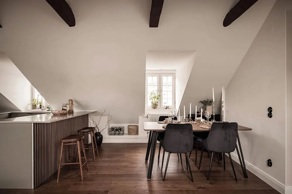 Nowoczesna mansarda w spokojnej gamie kolorów (78 m²) - Gallery image 5