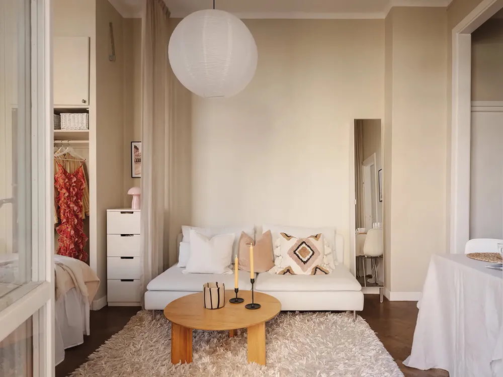 Маленькая квартира-студия с мягким интерьером (24 кв. м) - Gallery image 8