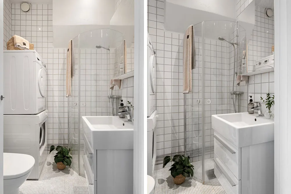 Темний під і біла меблі: квартира в Стокгольмі (90 кв. м) - Gallery image 26